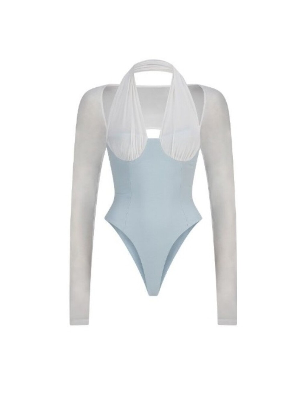 Atoir | Polly Bodysuit Size XS In Iced Blue